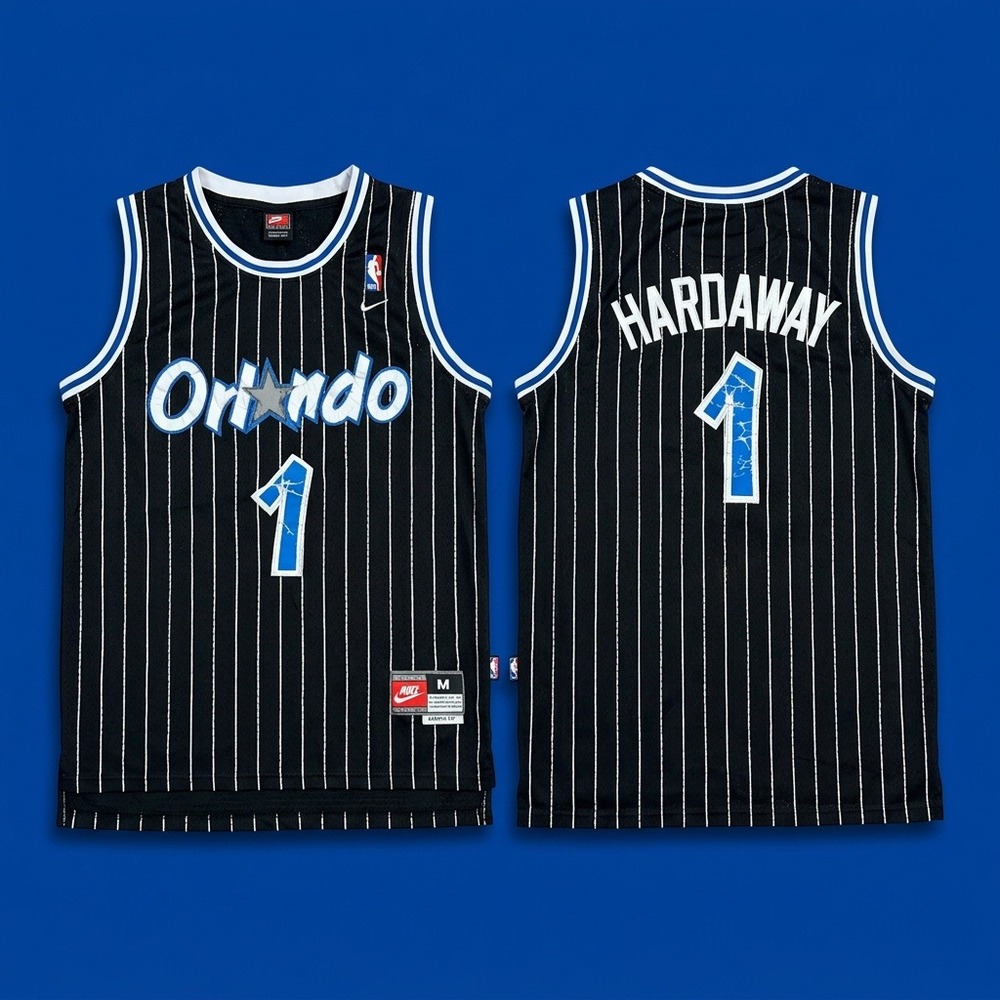 Vintage Men's Nike Penny Hardaway Orlando Magic Jersey #1 Pinstripe Size M